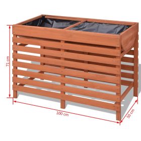 vidaXL Planter 100x50x71 cm Wood